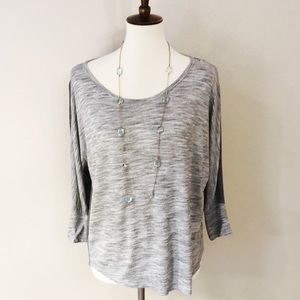 Ann Taylor Loft 3/4 Length Sleeve Top